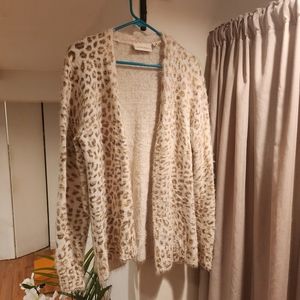 Leopard print sweater